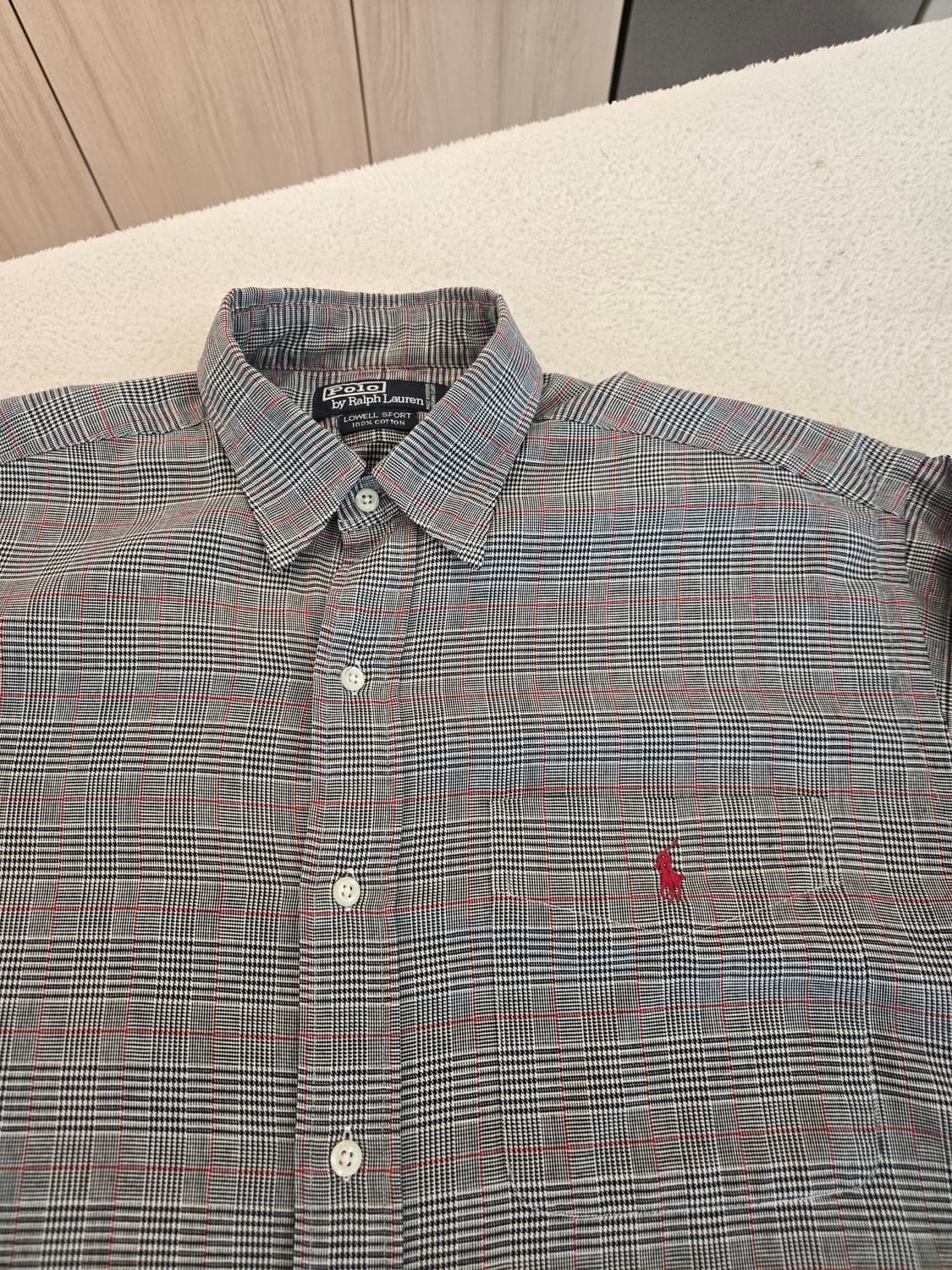 폴로 랄프로렌 체크 긴팔 셔츠 M(크게 나와서 XL~2XL 추천) 상품이미지6