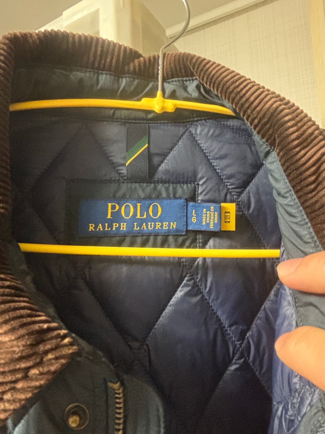 폴로퀄팅자켓 L 네이비 상품이미지2