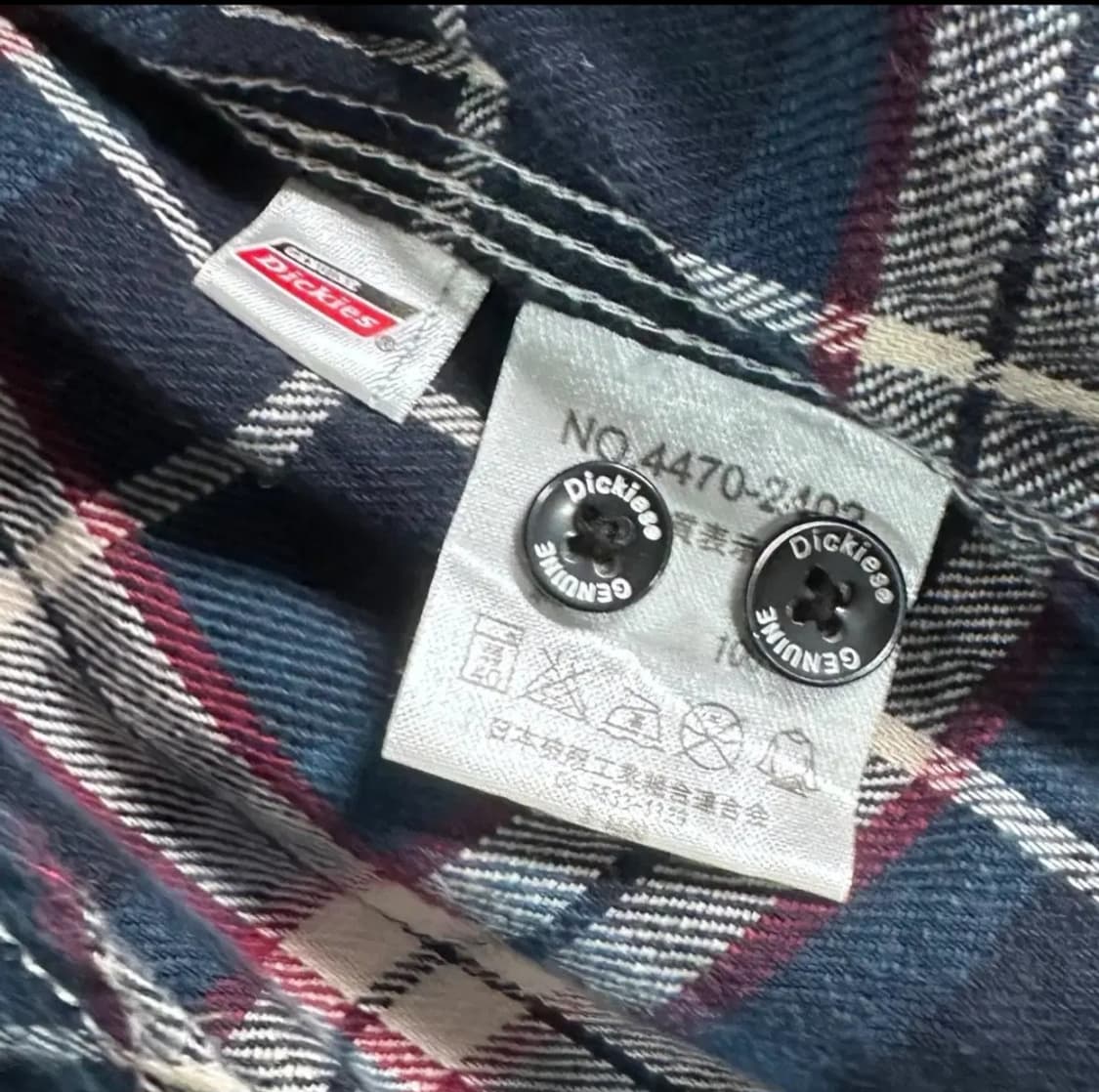 디키즈 플란넬 셔츠 XL(100, 105 추천) 상품이미지3