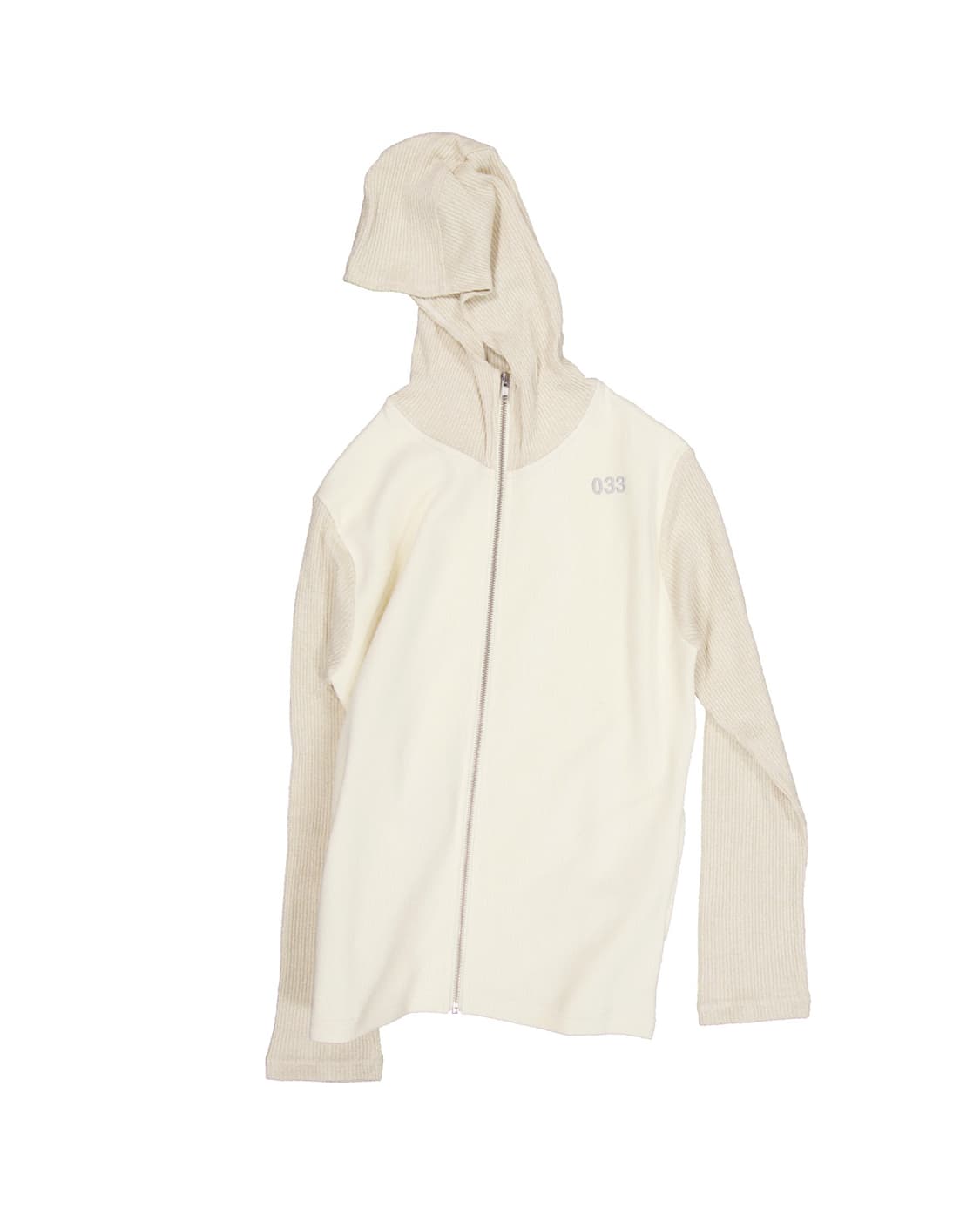 033 balaclava knit zip up_ ivory 상품이미지1