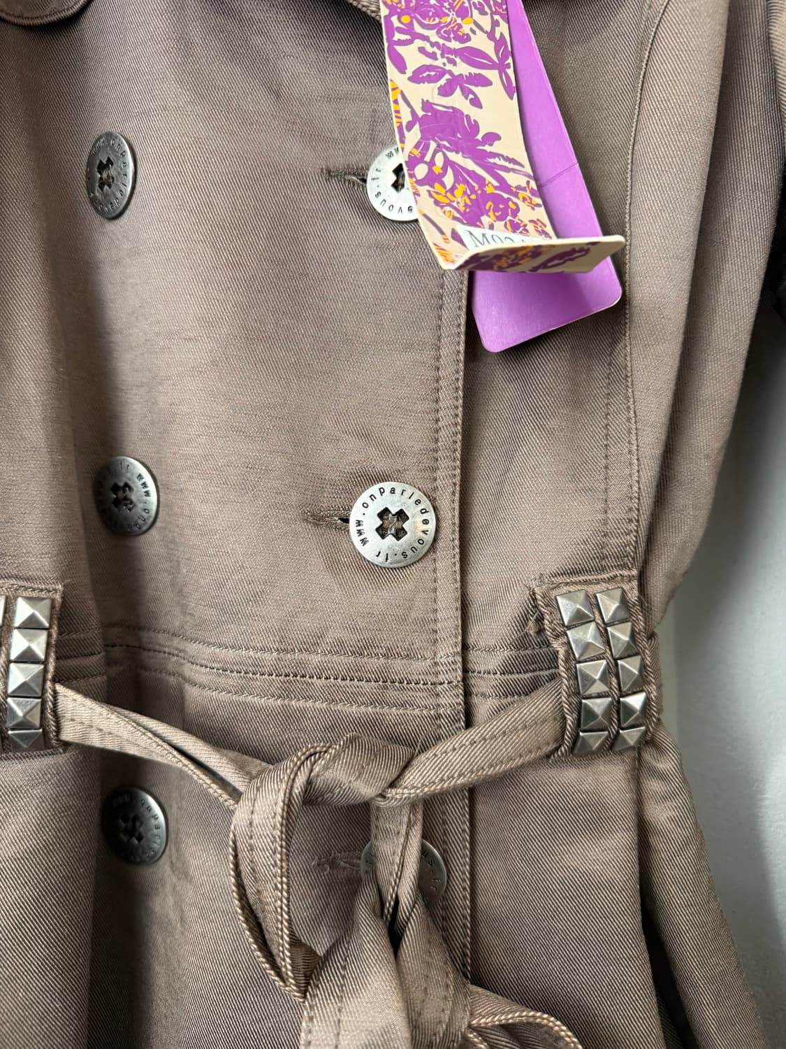 On Parle de Vous PARIS 코티드 트렌치 코트 상품이미지3