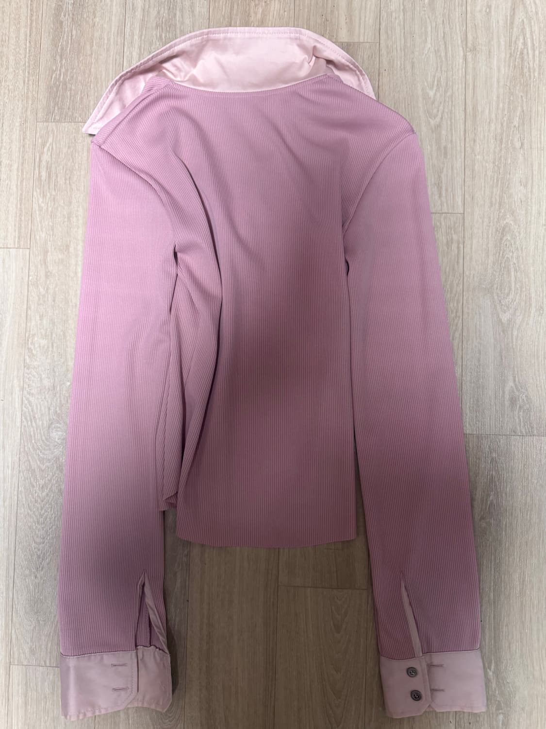 더오픈프로덕트 핑크 셔츠 상품이미지3