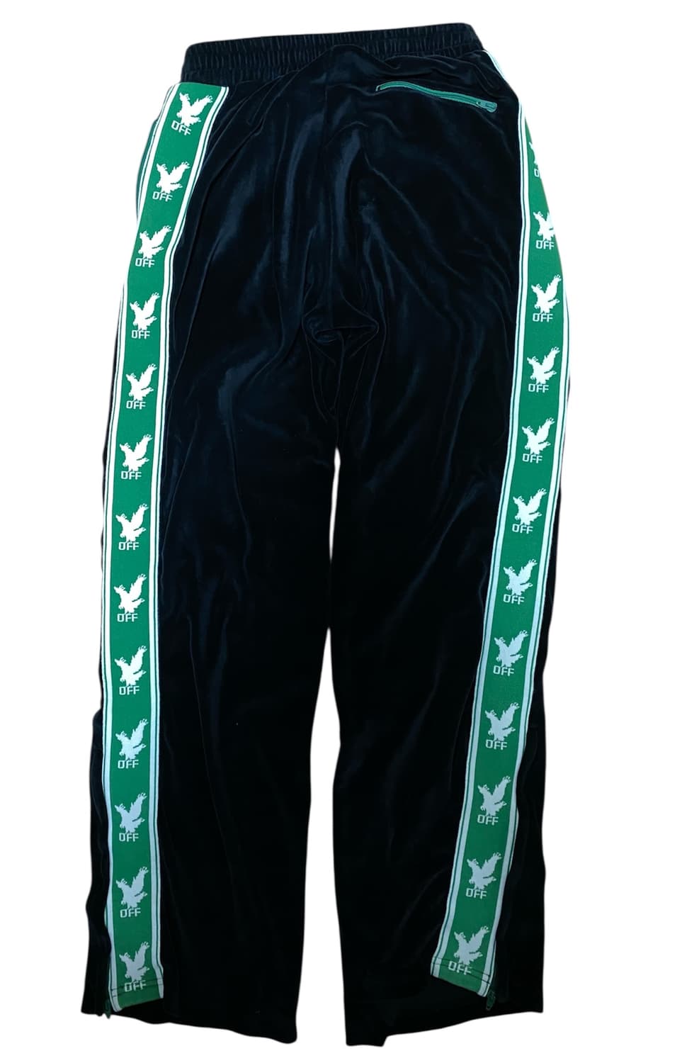 정품 오프화이트 벨벳 트랙 팬츠 바지 상품이미지2