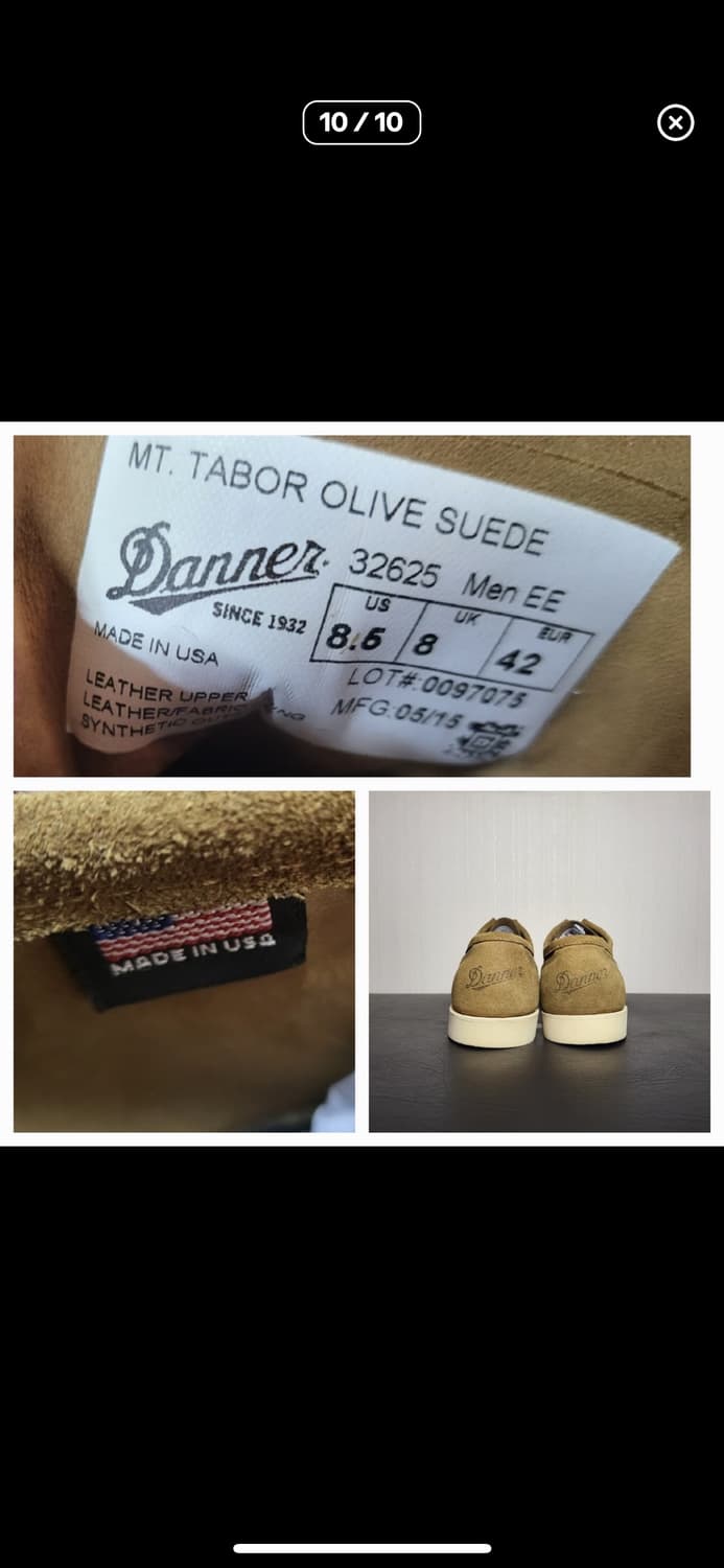 대너 옥스포드 부츠 파타고니아 usa tabor suede 32625 상품이미지10