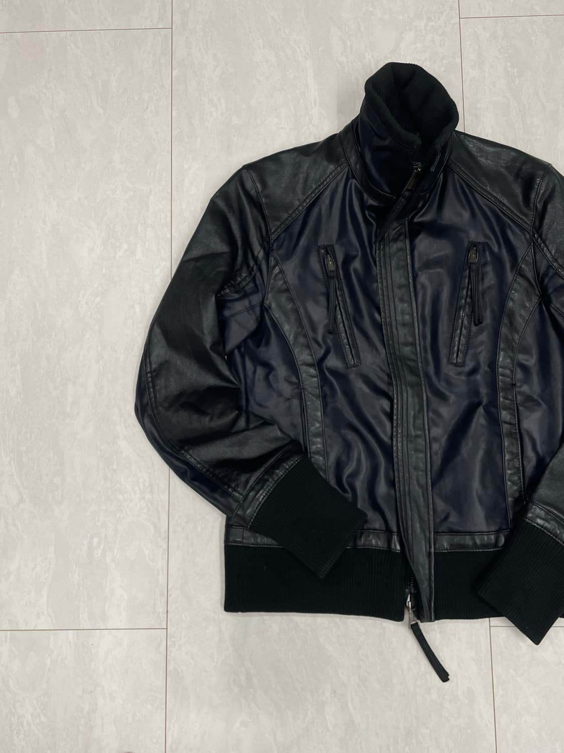 AKM (by Tomohiro Ozawa) 램스킨 나일론 자켓 상품이미지2