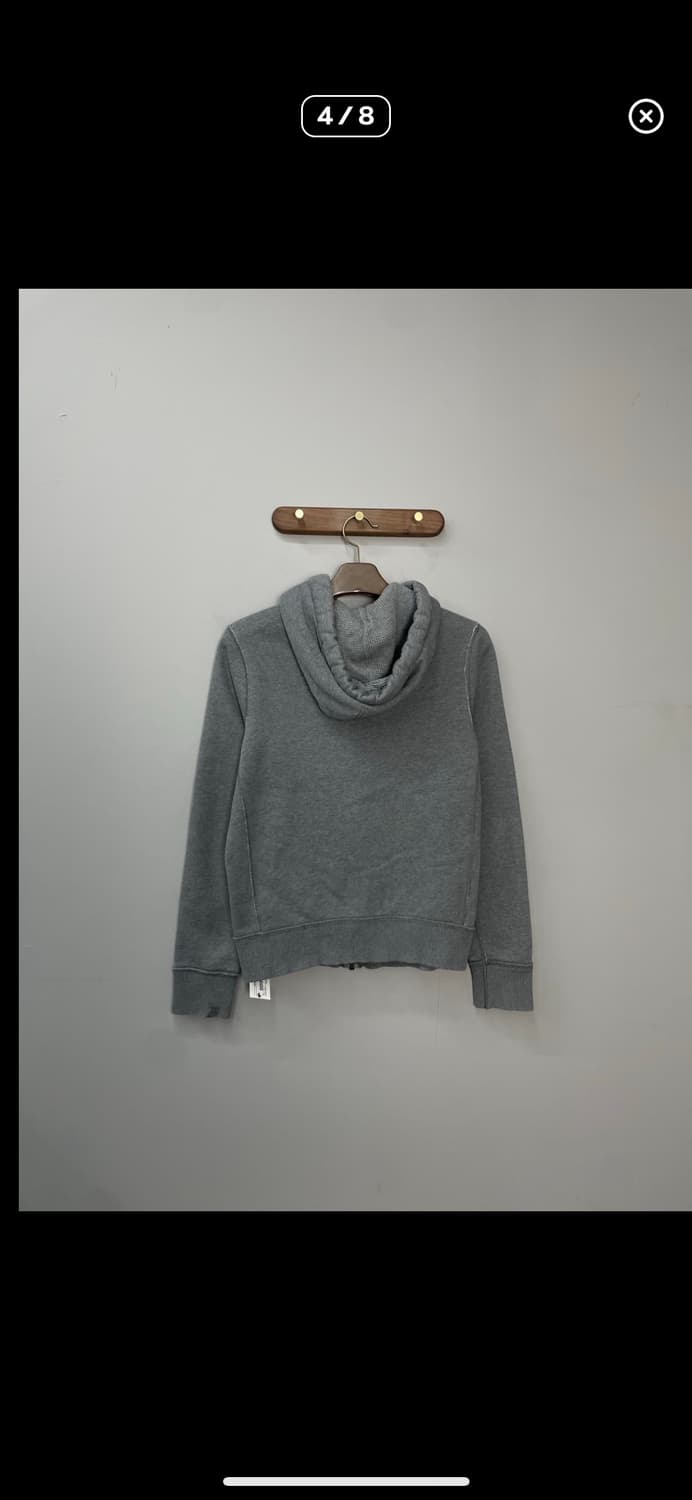 아베크롬비앤피치 아치로고 그레이 후드집업 A2995 상품이미지4