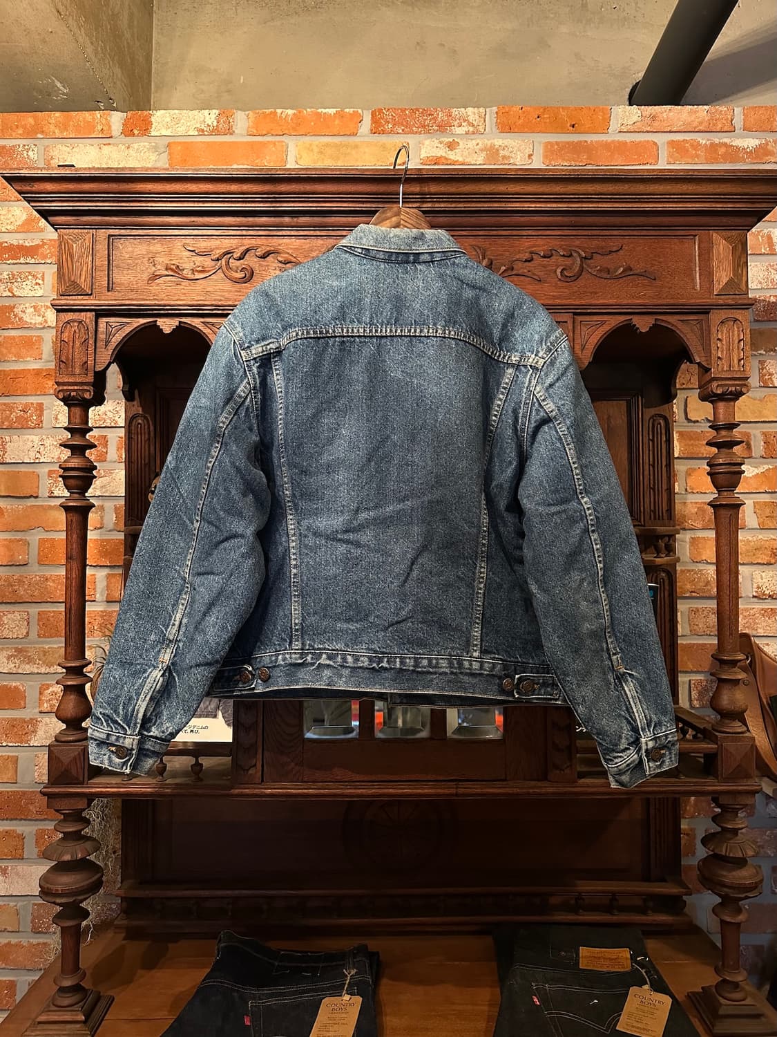 90s USA 빈티지 리바이스 70506 블랭킷 3세대 데님 자켓 상품이미지4