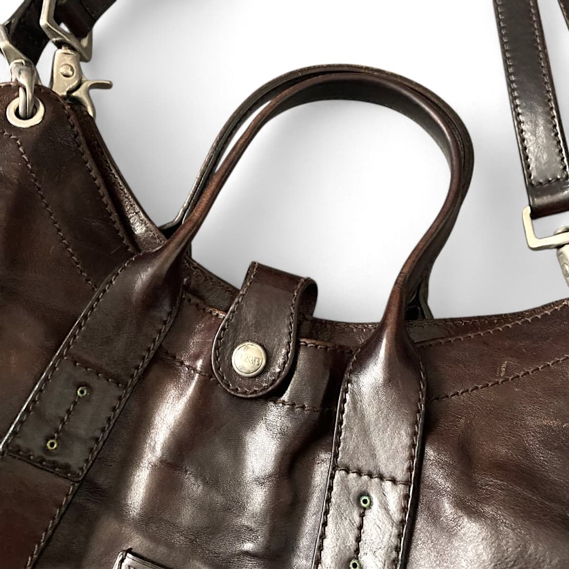 다니엘앤밥 쿨로라도 로디 레더 토트 크로스백 포터 혹은 랄프로렌 스타일 상품이미지4