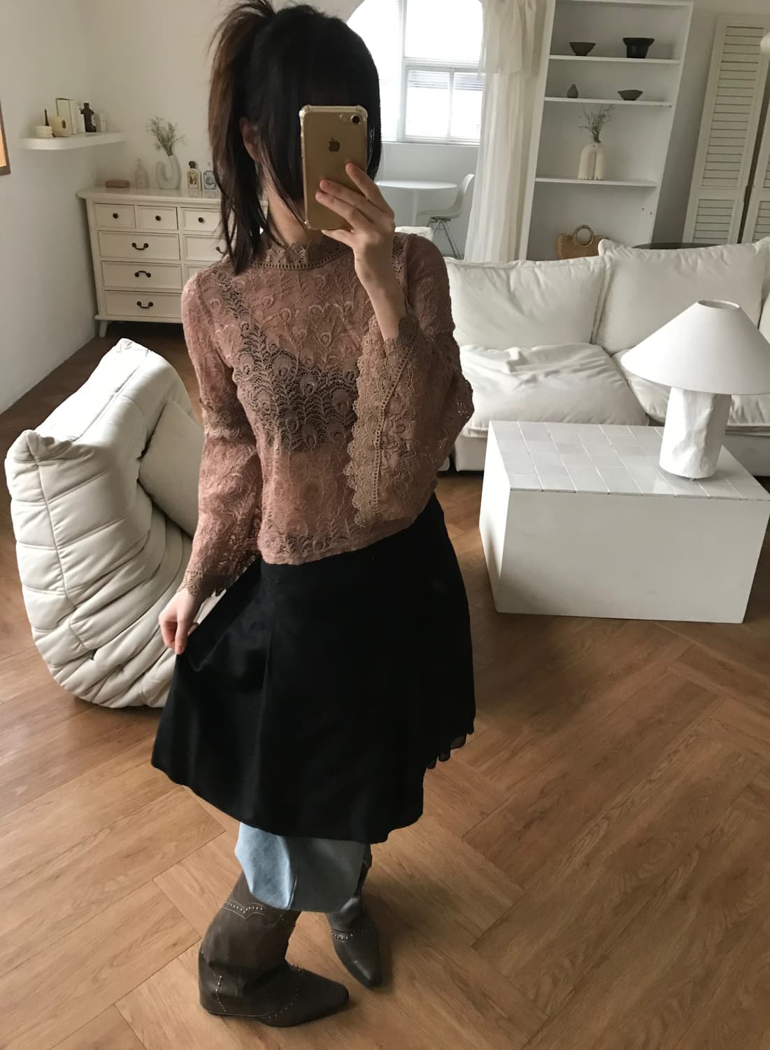 vintage lace top 상품이미지1