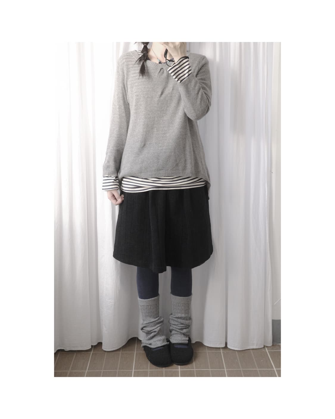 상의세트, Cashmere knit&stripe t-shirts 상품이미지5