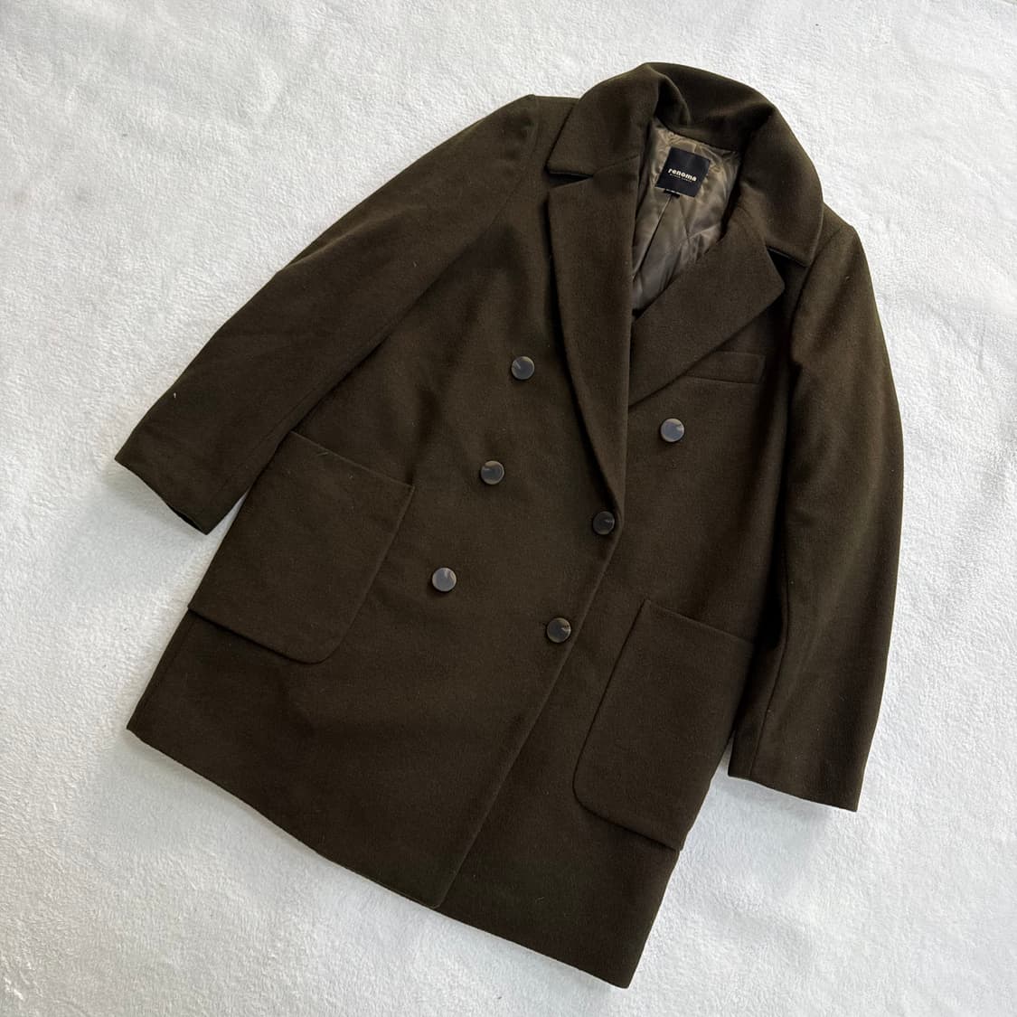 91 레노마 누빔 더블 코트 0320T 상품이미지1