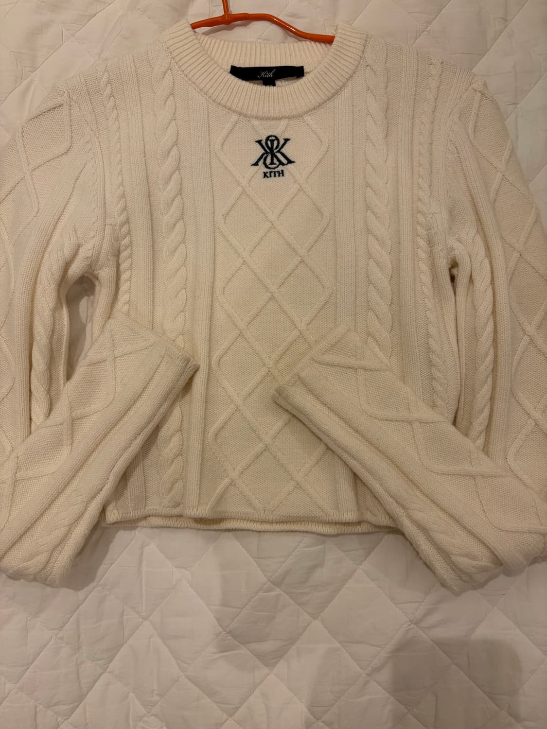 Kith 아이보리 크롭니트 xs 상품이미지1