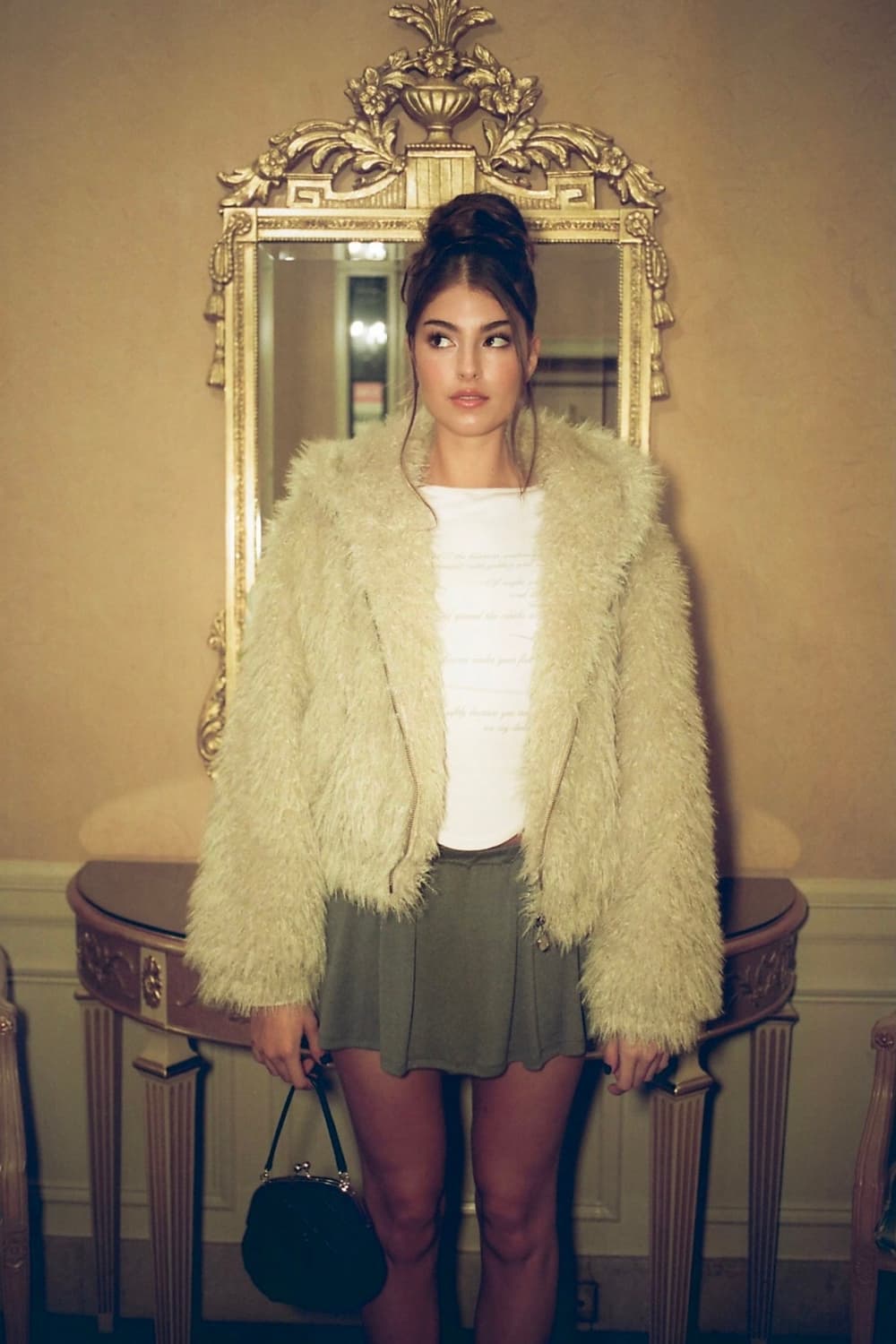 쓰리타임즈 테디베어 집 후디 상품이미지1