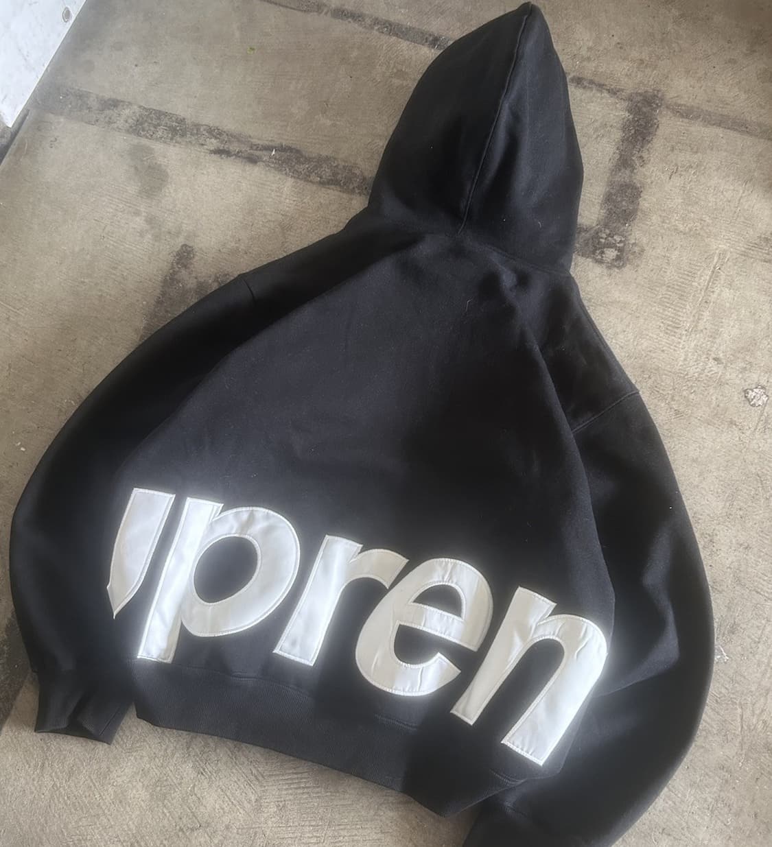 20FW 슈프림 빅 로고 패널 후드집업 상품이미지4