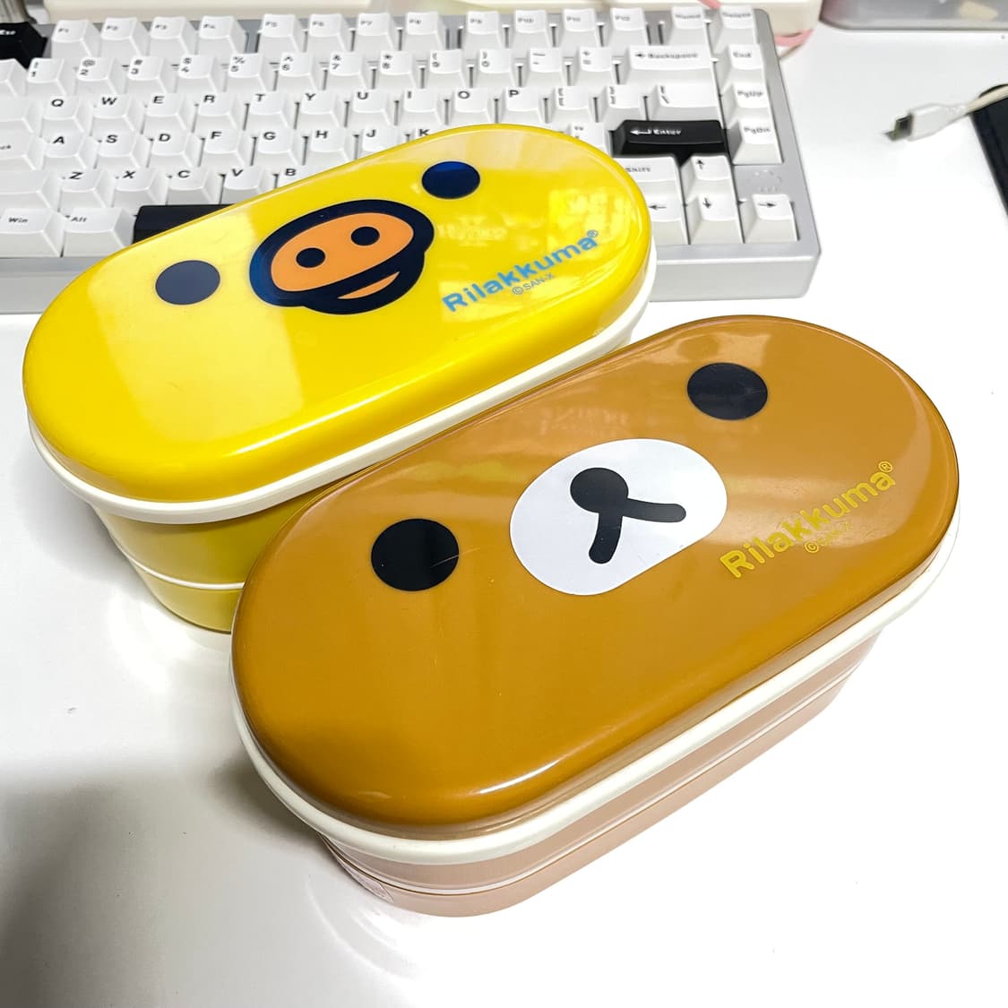 리락쿠마 키이로이토리 고전 도시락통 상품이미지2