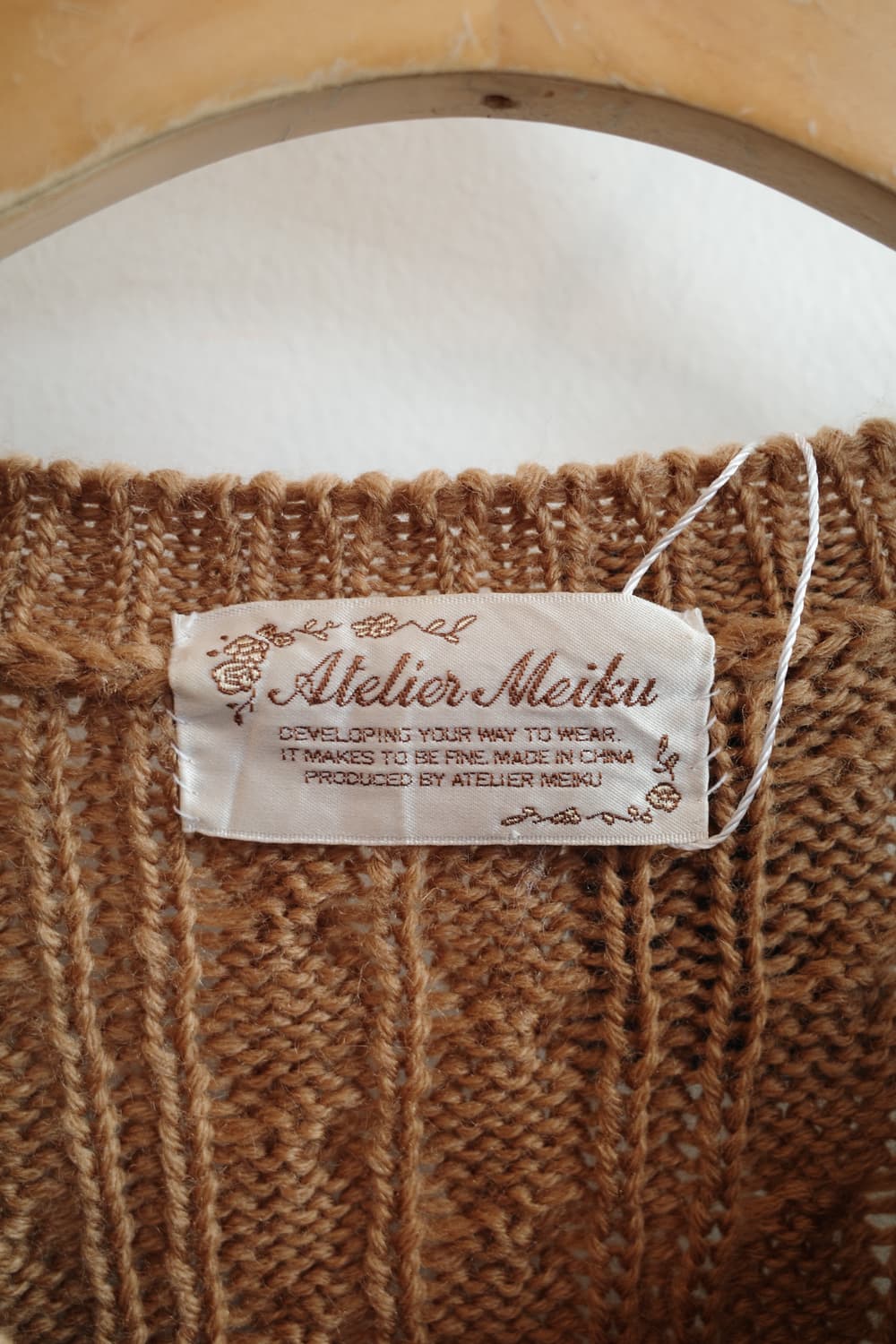 Japan brand 울 케이블 가디건  상품이미지3