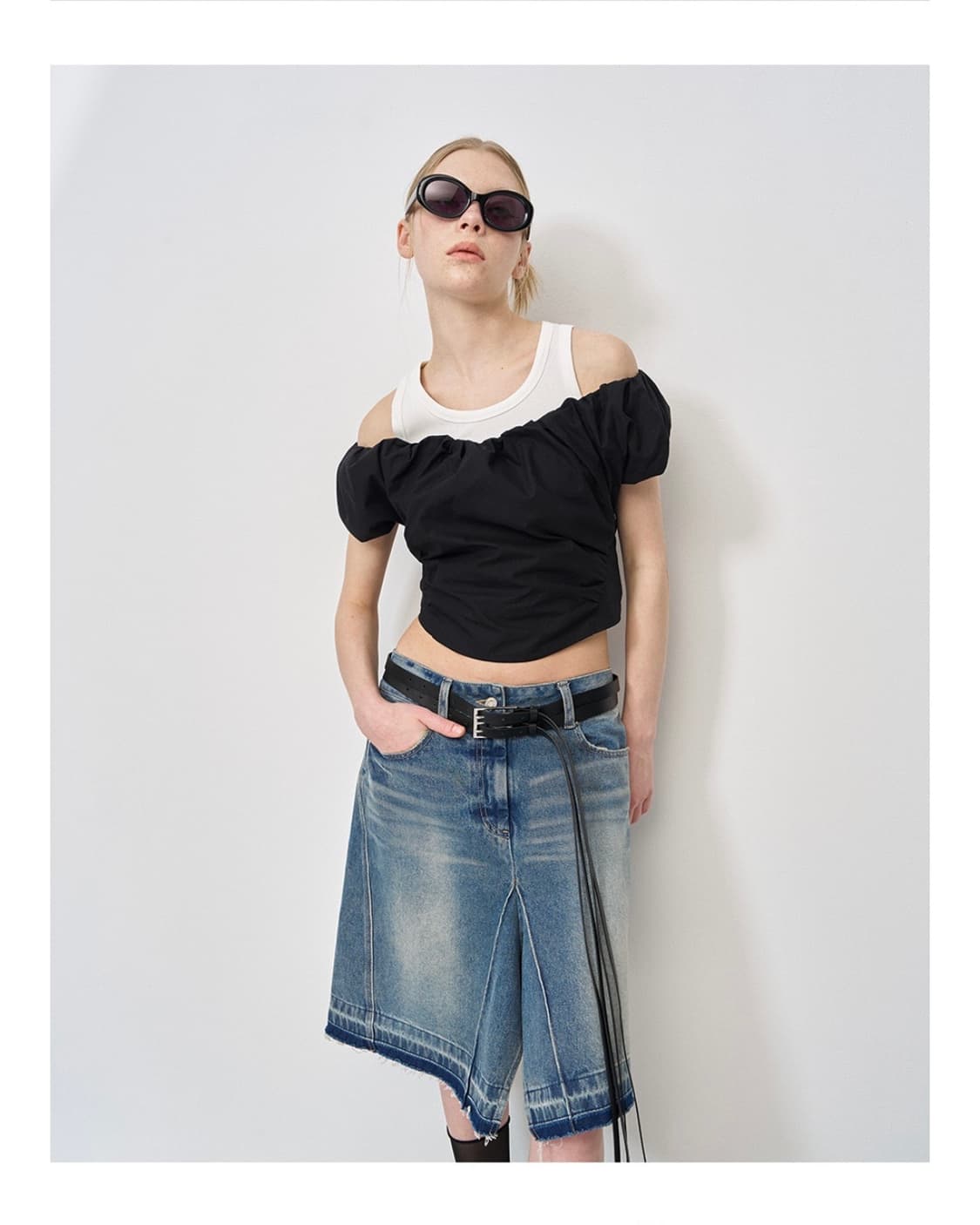 LCDC WESTERN STRAP LEATHER BELT 상품이미지4