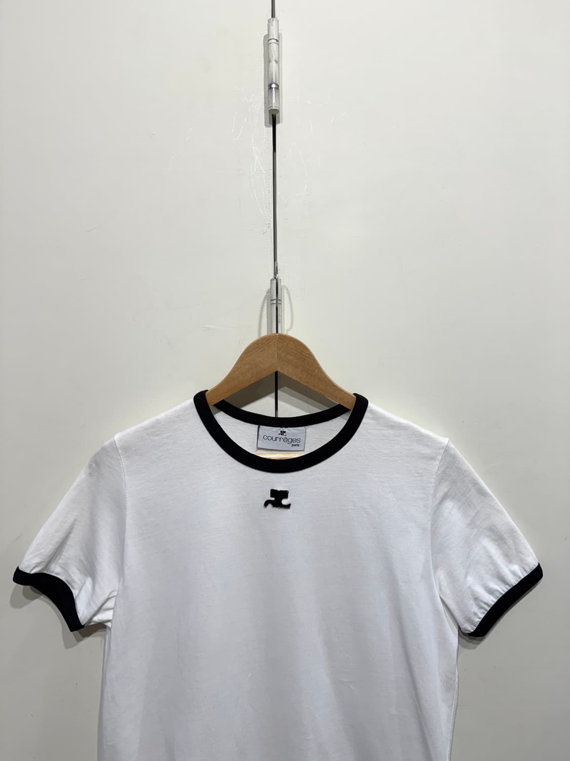 Courreges 꾸레쥬 콘스라스트 반팔 티셔츠 상품이미지2