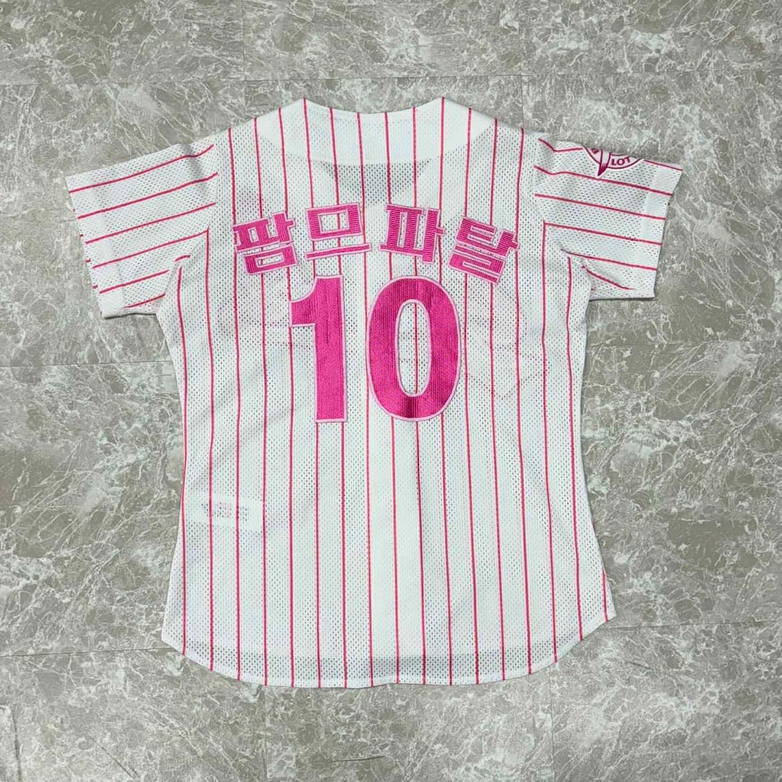 아디다스 롯데 자이언츠 대장급 러블리힙 걸즈 반팔 져지 유니폼(90) 상품이미지3