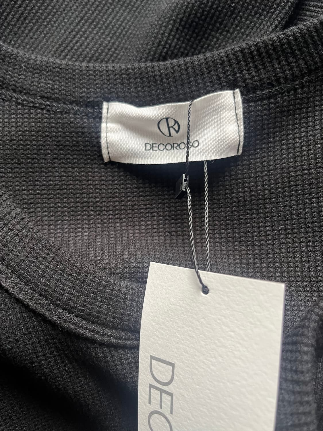 데꼬르소 헨리넥 블랙 2사이즈 상품이미지4