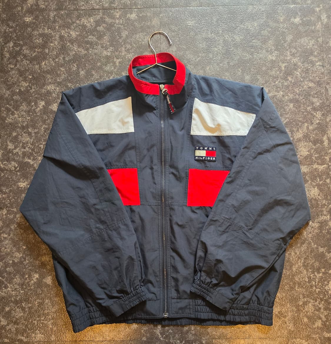 타미힐피거(Tommy Hilfiger) 올드스쿨 컬러블록 바람막이 상품이미지1