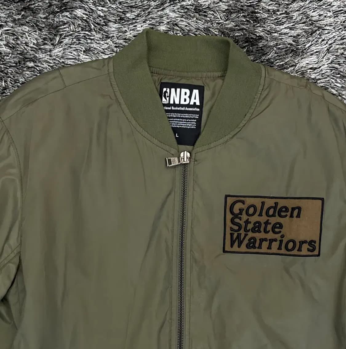 NBA 골든스테이트 남성 항공점퍼 (L) 상품이미지2
