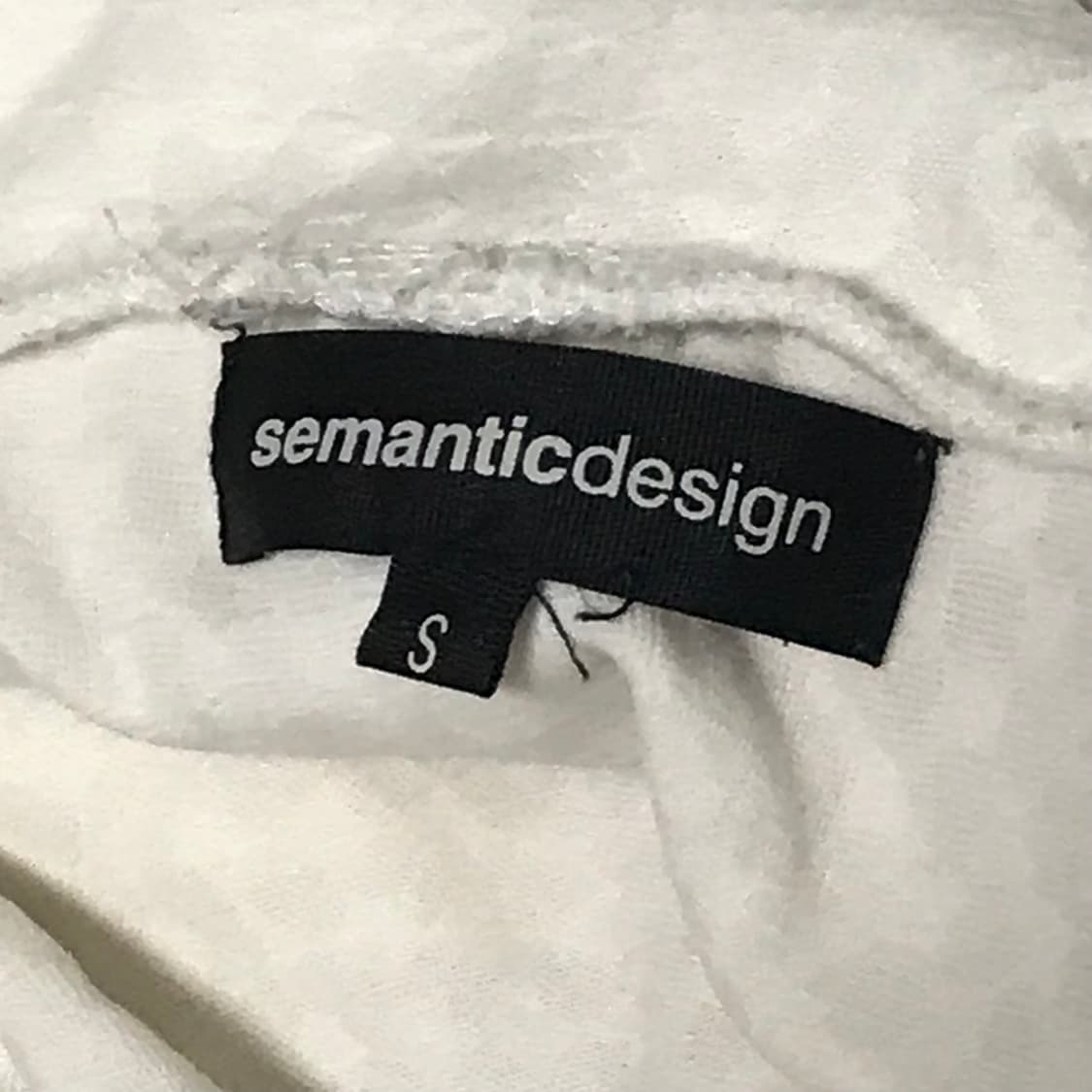 빈티지 semantic design 드레이프 하이넥 롱슬리브 탑 상품이미지5