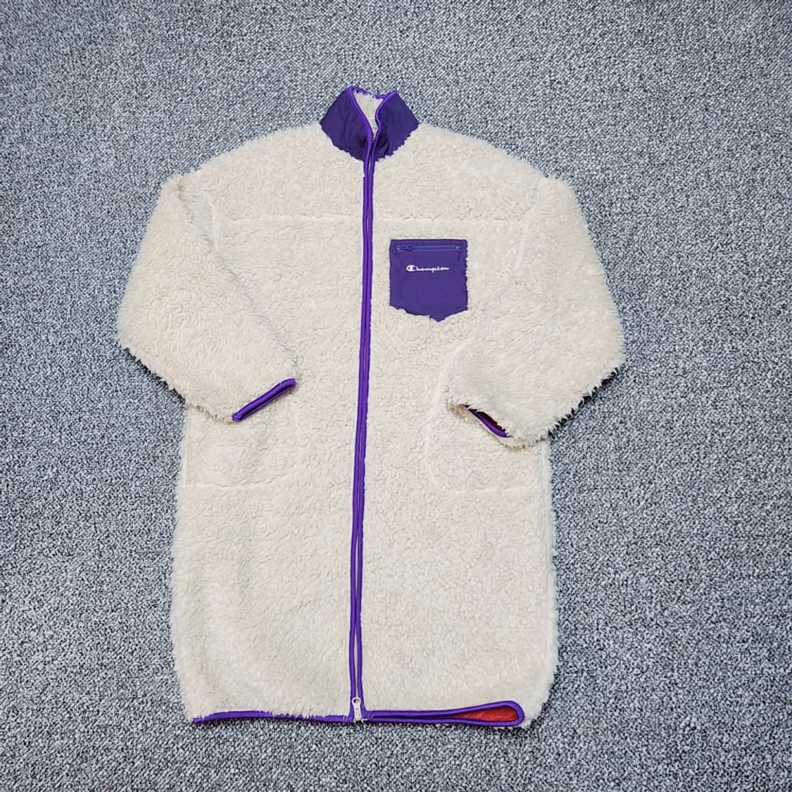 [M] 챔피온 여성 뽀글이 플리스 롱자켓 상품이미지2