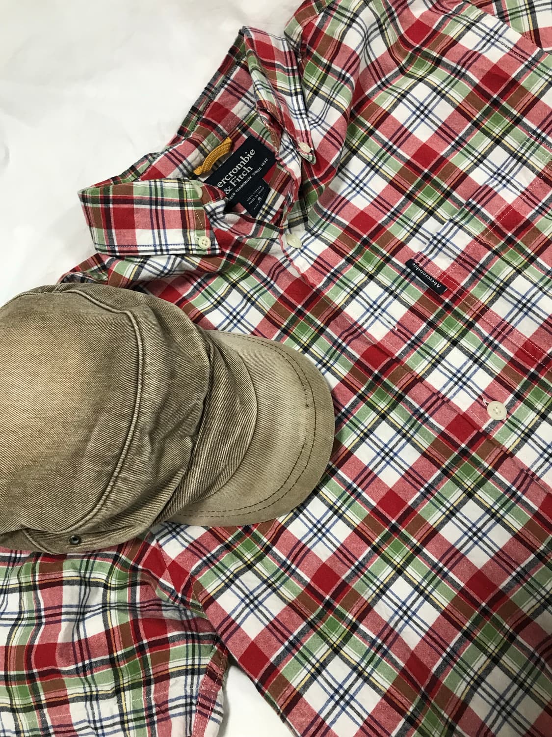 아베크롬비 체크반팔셔츠 상품이미지2