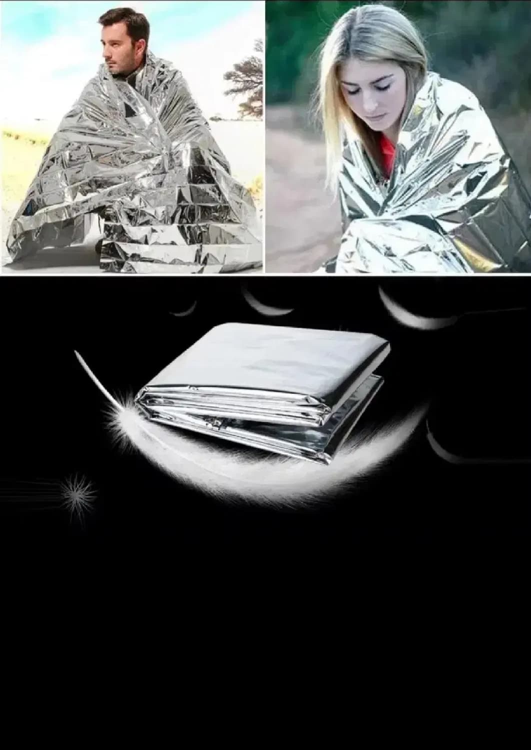 새상품 생존용품 라이프스트로우 정수빨대 우비 방수신발 은박담요 파우치 상품이미지6