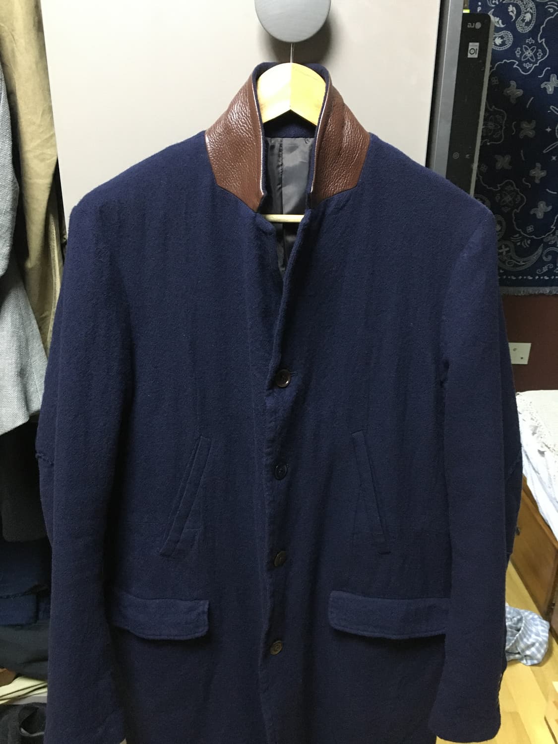 언더커버 축융 울 코트 상품이미지10