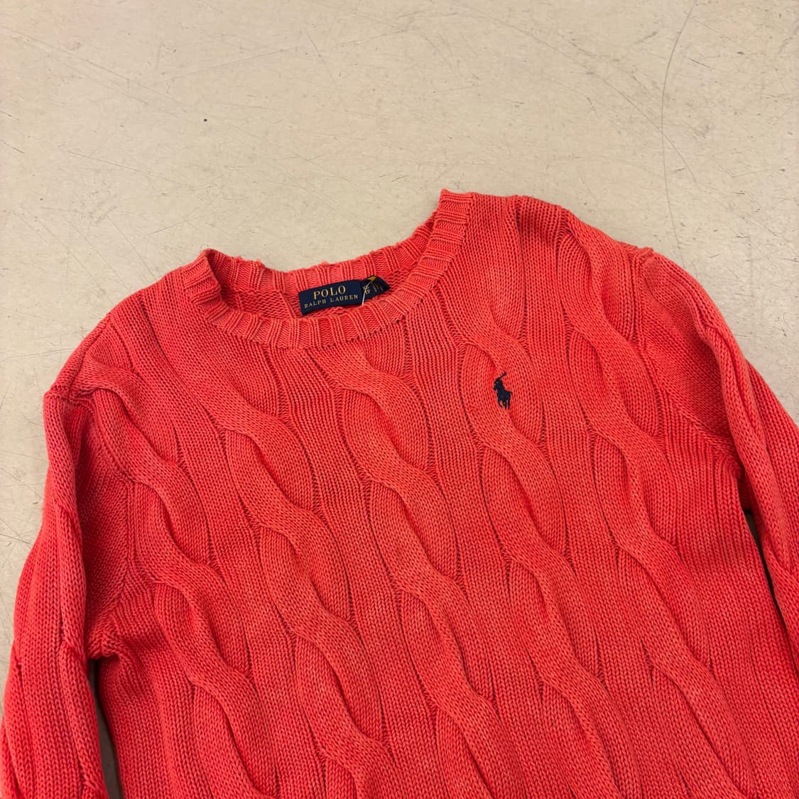 폴로 랄프로렌 코랄 포니 케이블 니트 상품이미지2