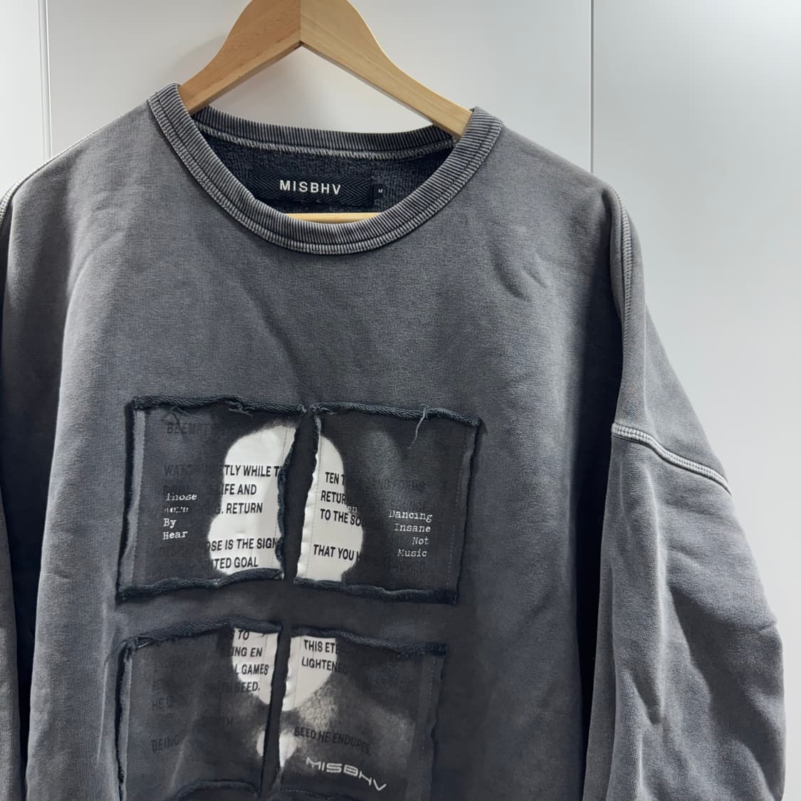미스비헤이브 스웻셔츠 M 상품이미지2