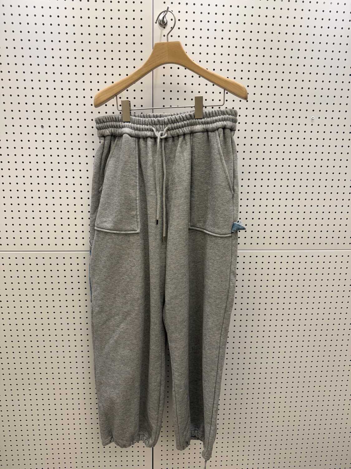 빈티지 데님 포인트 스트링 스웻 팬츠 U867 상품이미지3