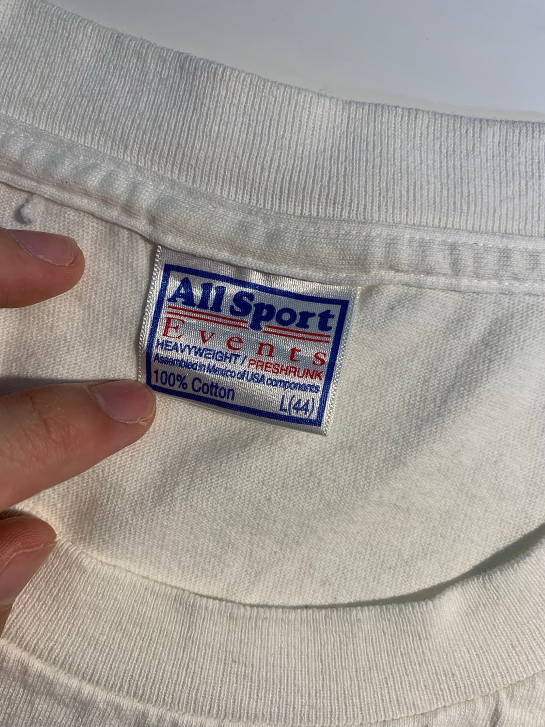 90s 싱글스티치 All Sport Events 미국빈티지 반팔 l xl 상품이미지4