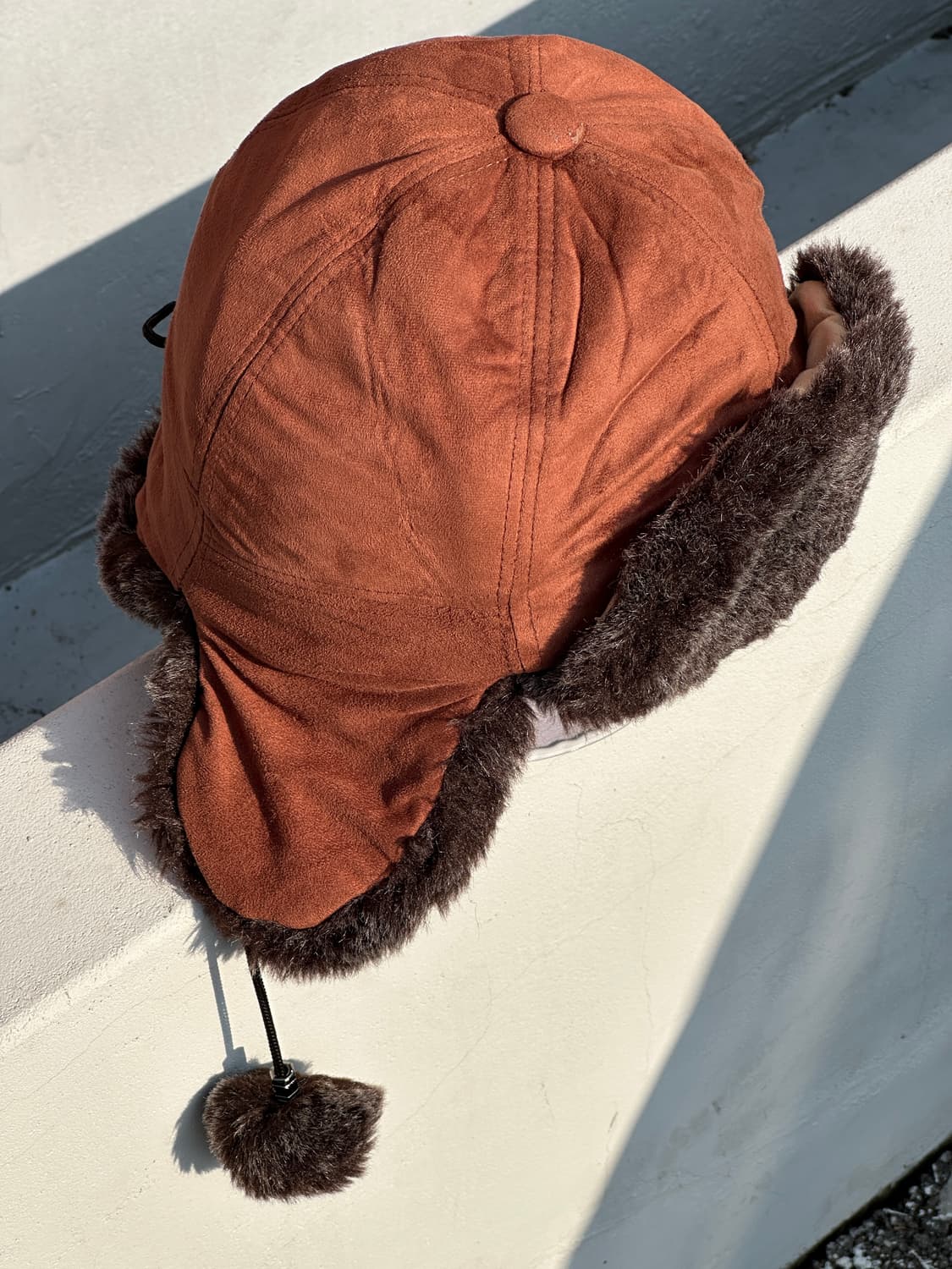 [S-M] 빈티지 스웨이드 트래퍼햇 모자 상품이미지4