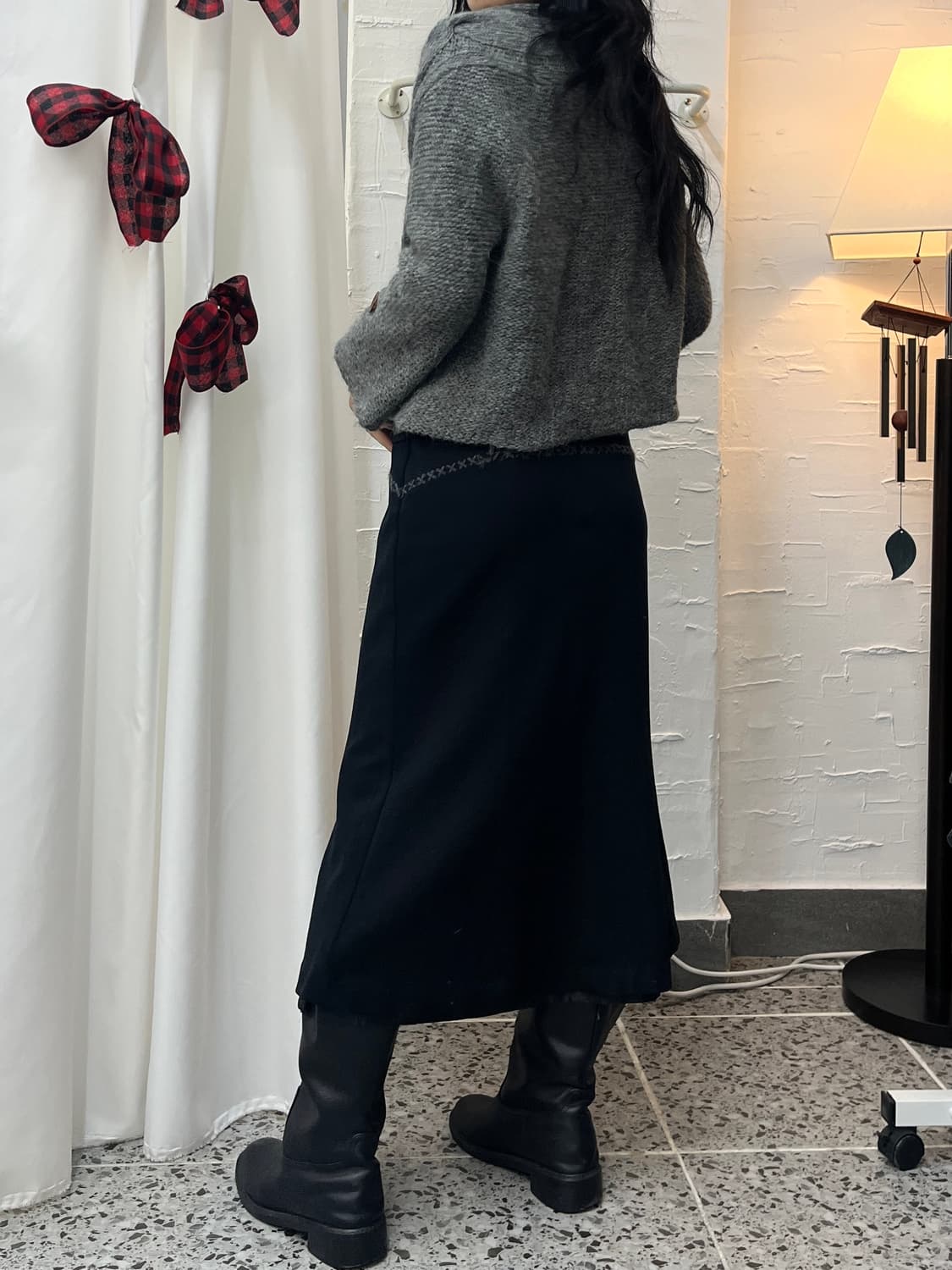 Cropped knit cardigan 상품이미지4