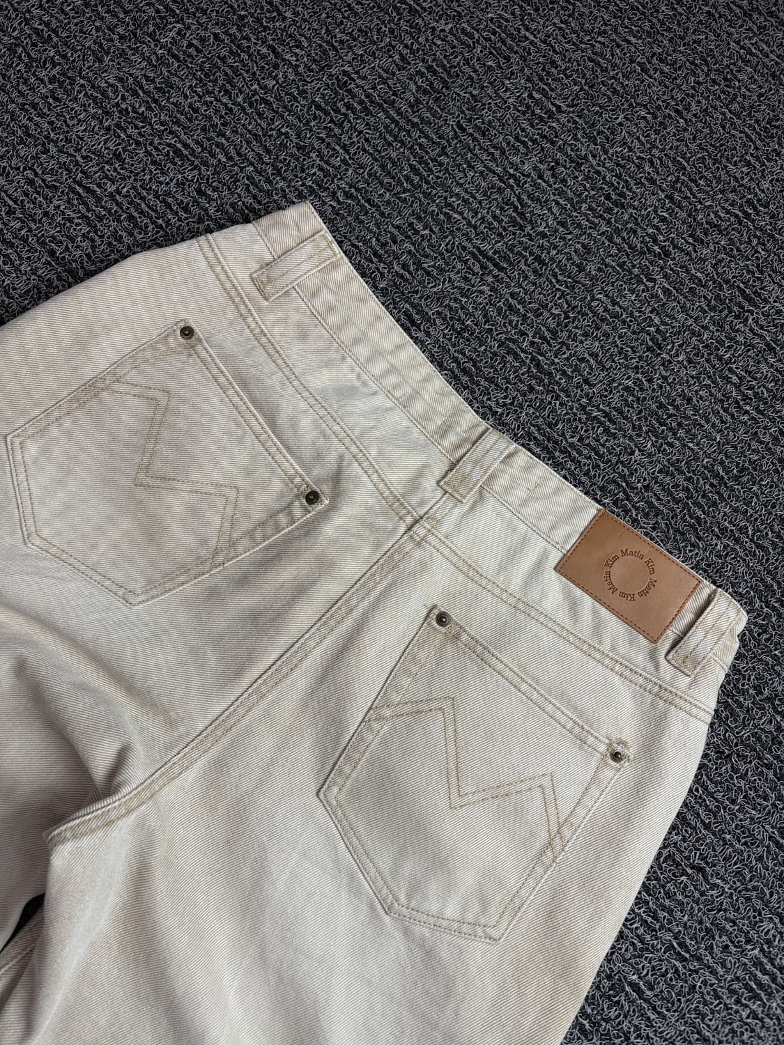 마땡킴 미니멀 화이트 와이드 코튼 팬츠 2419 상품이미지6