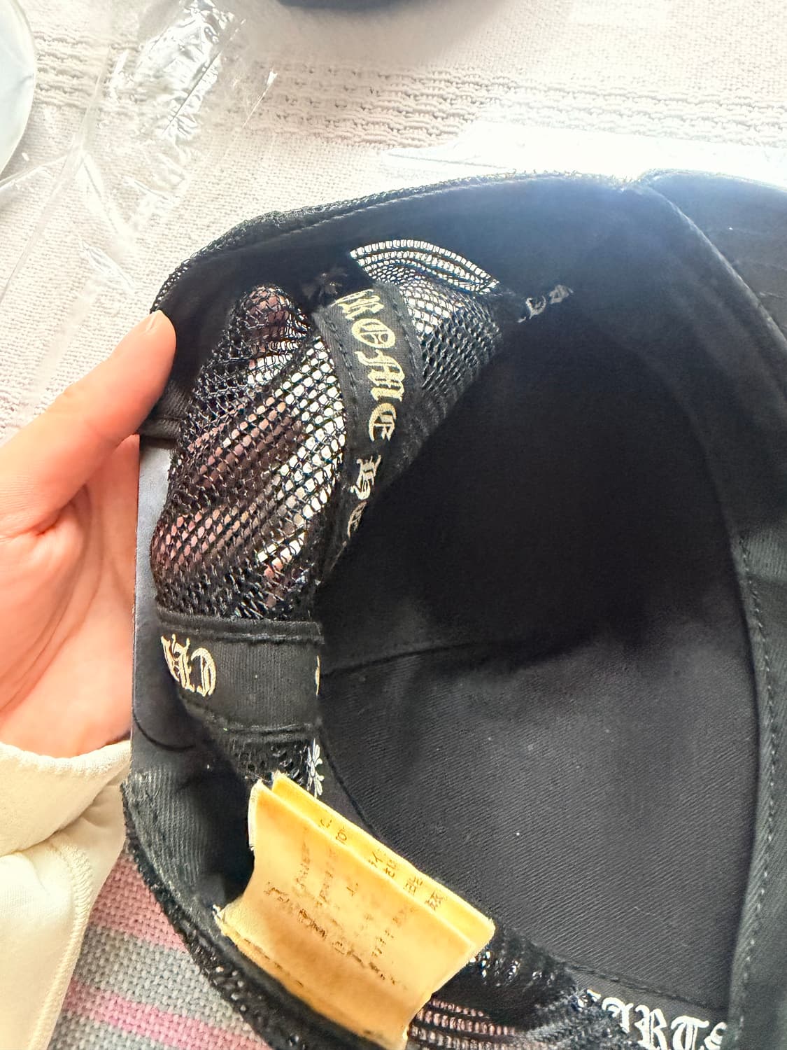 크롬하츠 플레어 참 레더 트리커 햇 상품이미지5