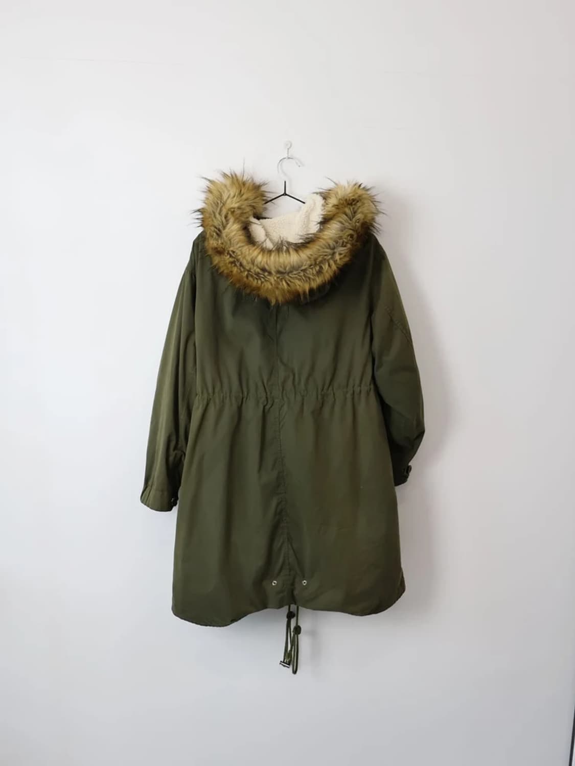 GLOBAL WORK Fur Hood Parka Olive 상품이미지4