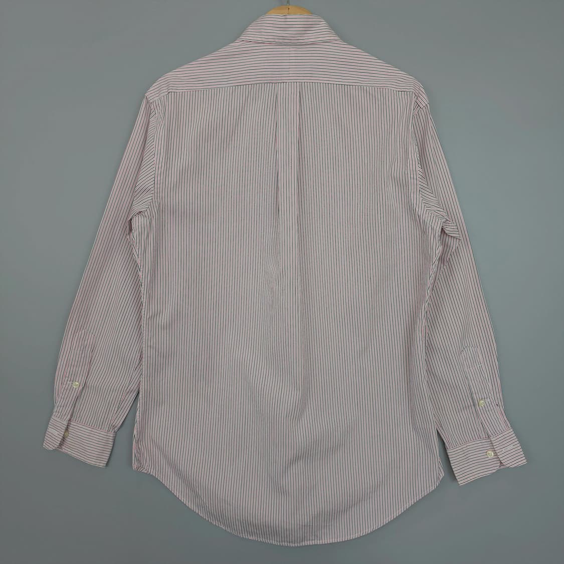 랄프 로렌 Ralph Lauren 핑크 스트라이프 커스텀핏 셔츠 상품이미지5