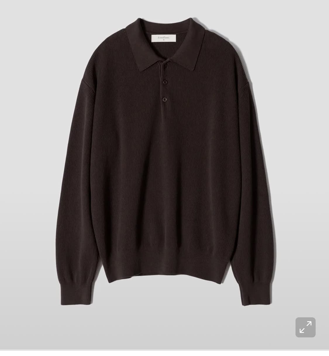 퍼스트플로어 데일리 코튼 립 폴로 롱슬리브 50 상품이미지1