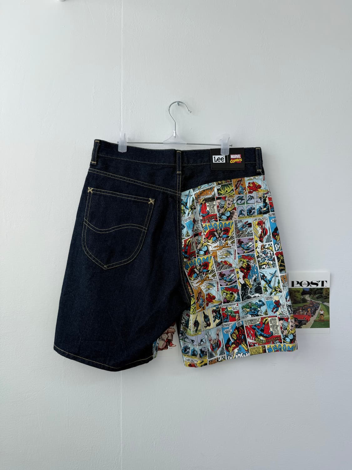 Lee x marvel denim short pants  상품이미지3