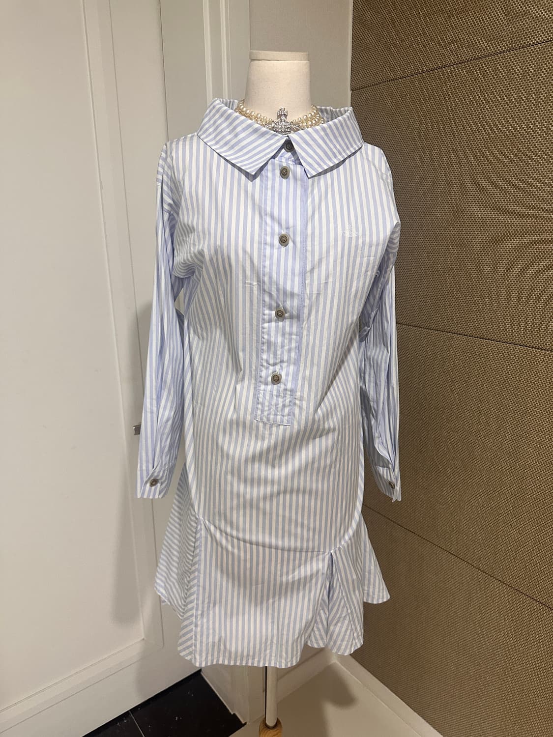 비비안웨스트우드 orb 스프라이트 플레어 원피스 상품이미지1