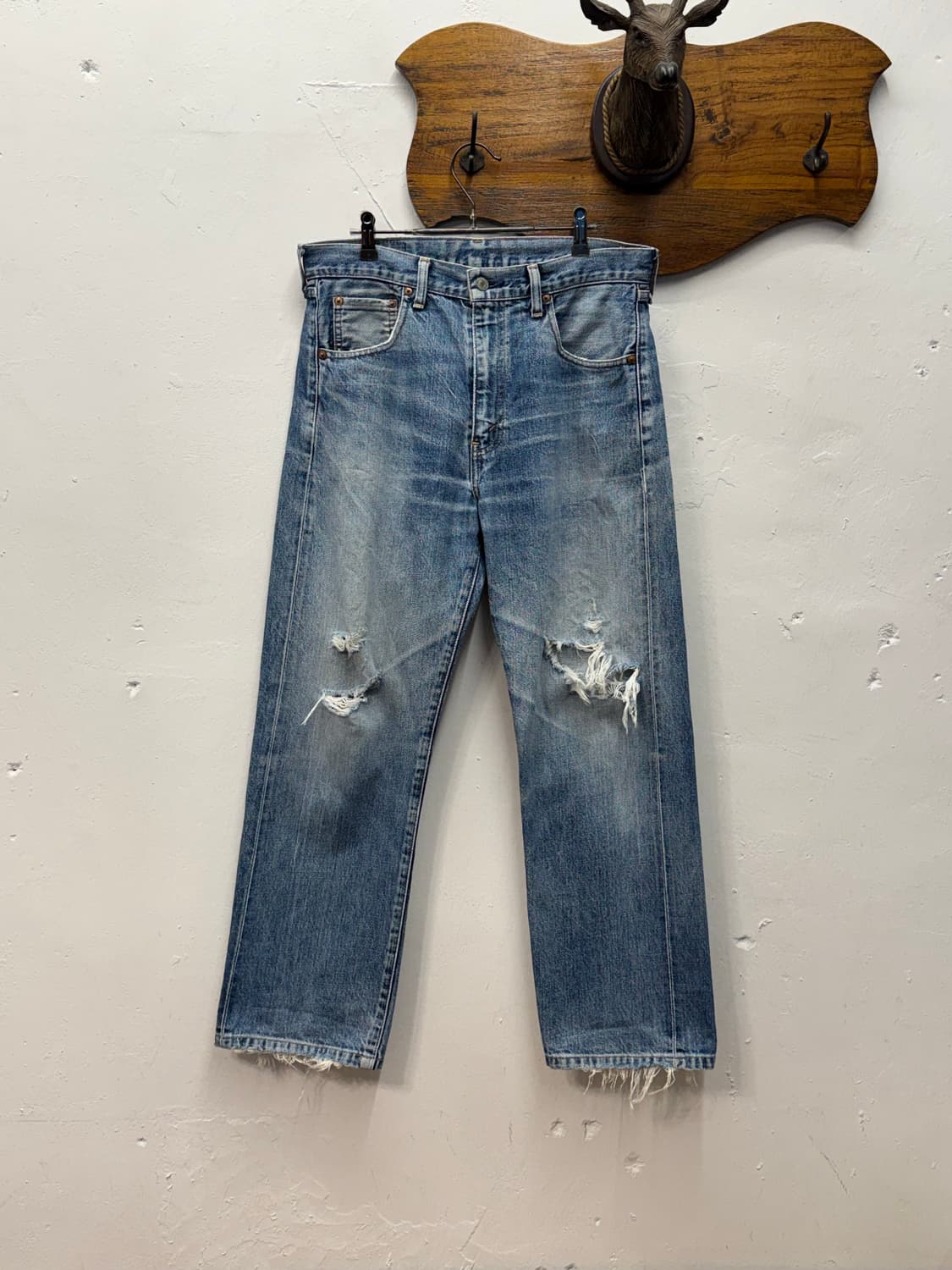 90s Lvc 502XX Selvedge Stright Denim Pan 상품이미지5