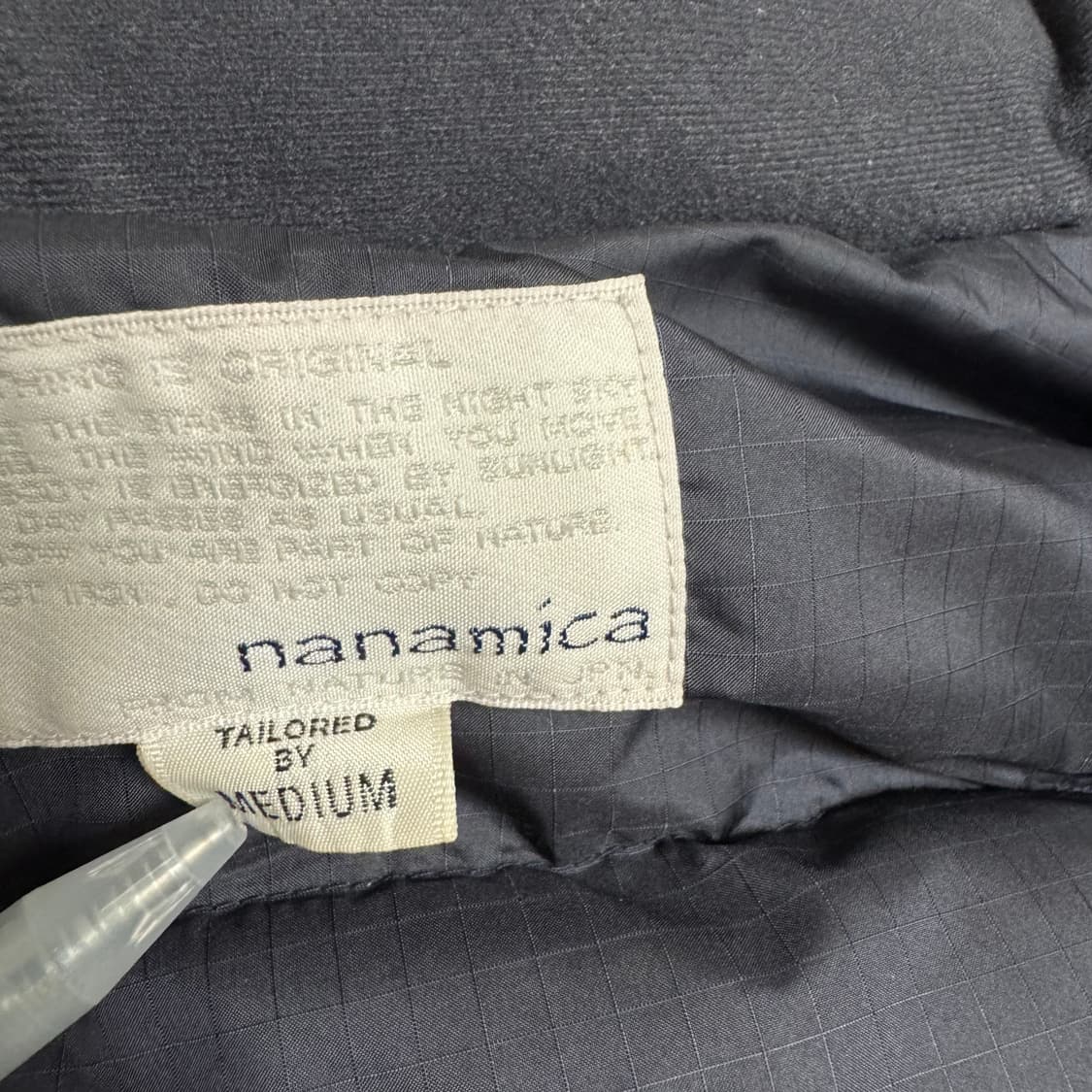 [m]나나미카 고어텍스 다운 코트 네이비 상품이미지8