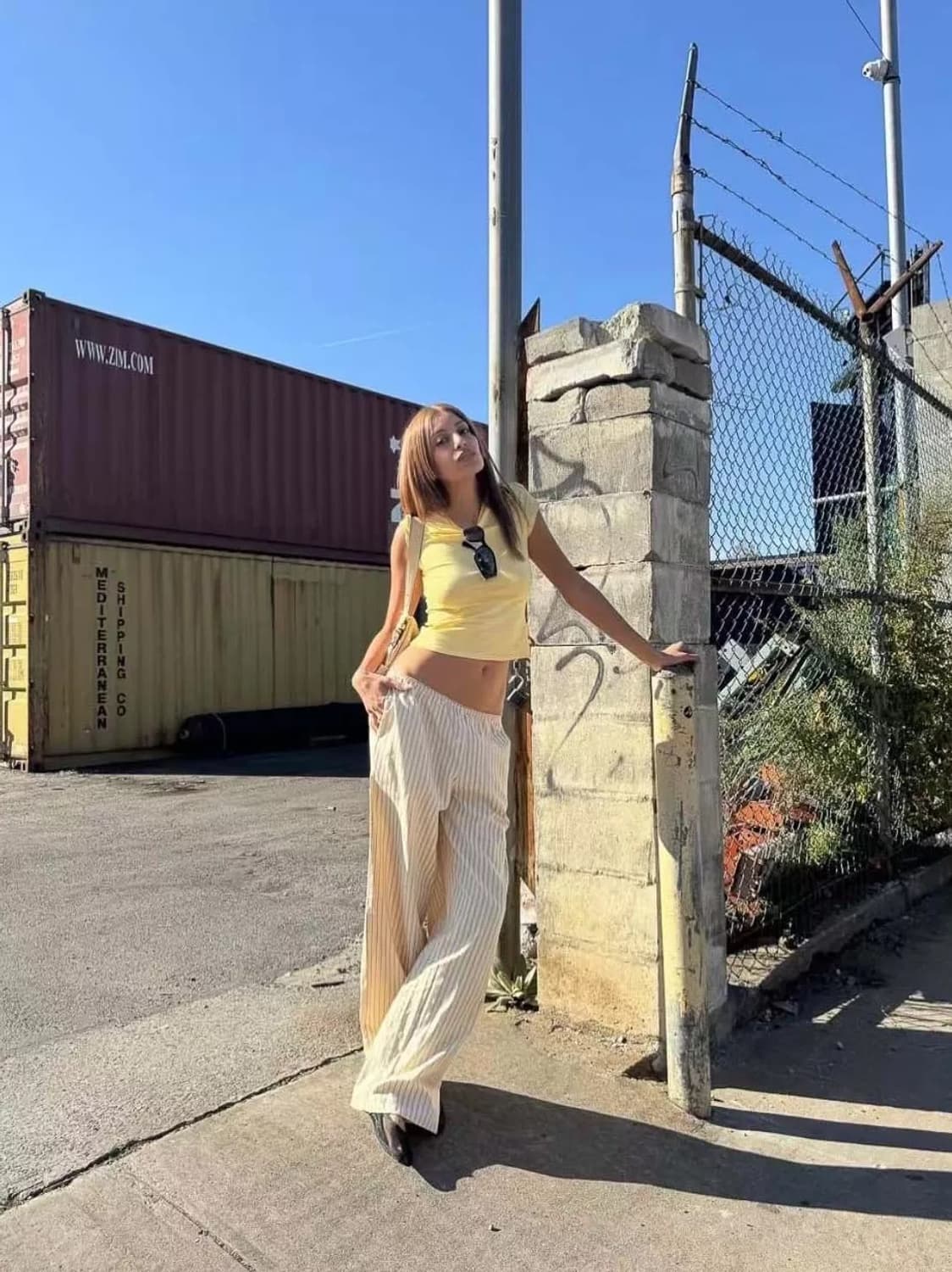 Lioness 스트라이프 팬츠 상품이미지2