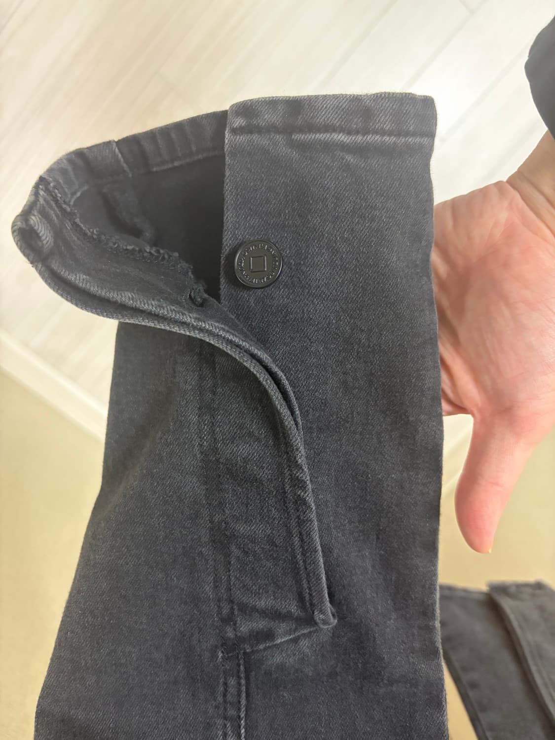 [46] 우영미 흑청 바이커 진 20SS 상품이미지5