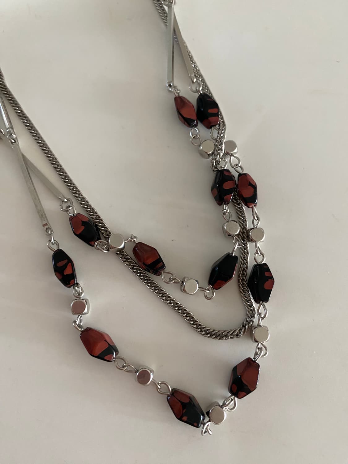 빈티지 멀티 체인 네크리스 상품이미지5