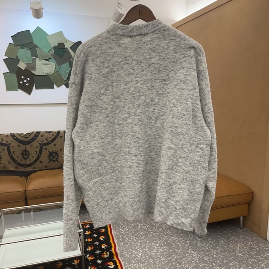 널디 엔디와이 핀휠 멜란지그레이 니트 S C07493 상품이미지4